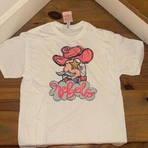 Women’s Rebels Graphic White Tee